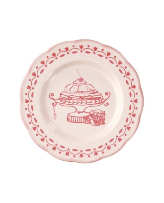 Farfurie pentru desert, melamina, 21 cm, roz, Josephine - GUZZINI
